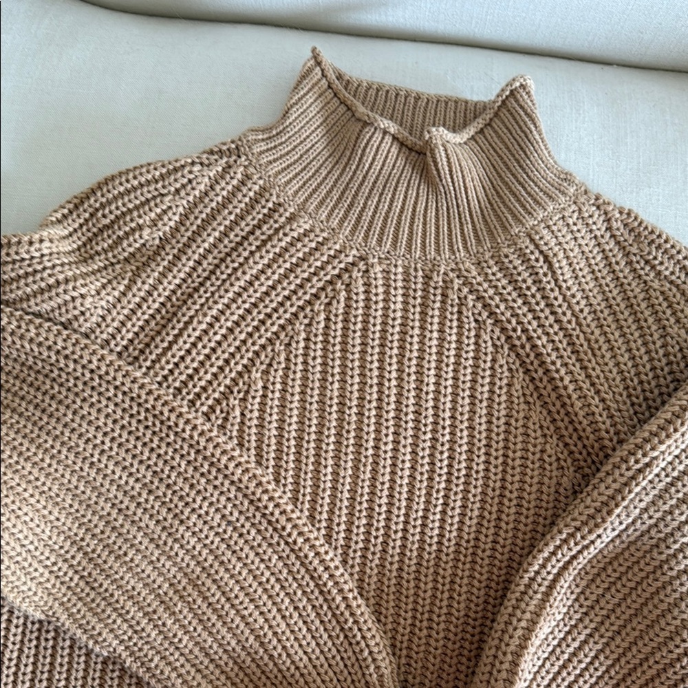 J. Crew Camel Turtle Neck Sweater - Picture 7 of 7